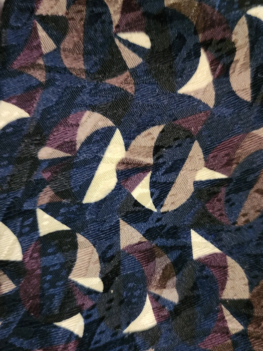 3pc Men’s Tie Lot Henry Grethel Fanstyle Paris Silk Polyester Geometric